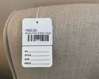 Alexis Flax Fabric Chair 
