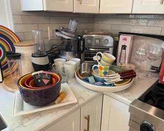 Mugs, Serving Bowls, Wine Glasses