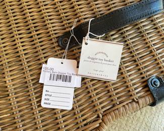 Pottery Barn Doggie Toy Basket