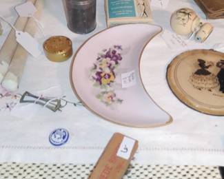 Vintage ladies items perfume bottles and more