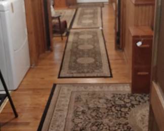 Lots of Williamsburg rugs