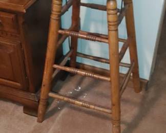 Tall and having antique oak Country Store Stone