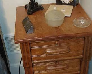 Antique end table