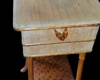 Antique bamboo and Rattan sewing blocks