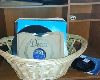 Vintage albums and 45s