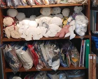 Lots of material and other items for crafting