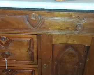 Walnut Victorian chest