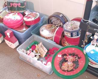 Christmas tins and more