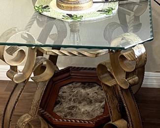 Beautiful accent tables and lamps