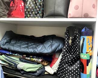 Still sorting through the purses