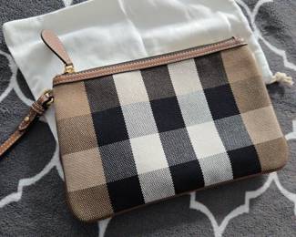Burberry wristlet