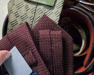 Cartier and hermes ties