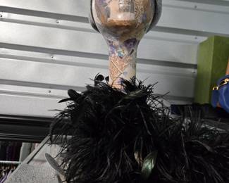 Ostrich feather boa