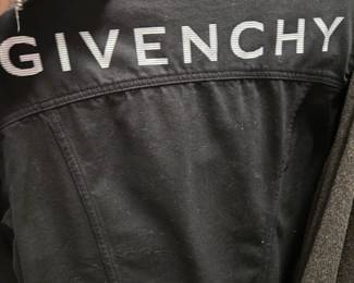 Givenchy black denim jacket
