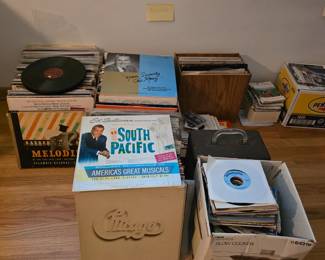 LP vinyls & 45's