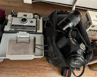 Polaroid 230 Land Camera,  Minolta Camera