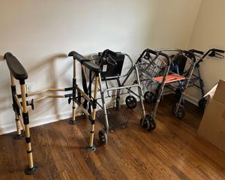 Lots of Medical Equipment - Walkers