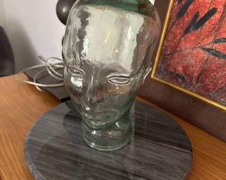 Vintage Glass Head