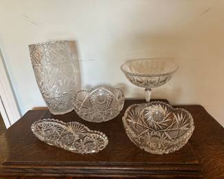 Cut & Pressed Glass