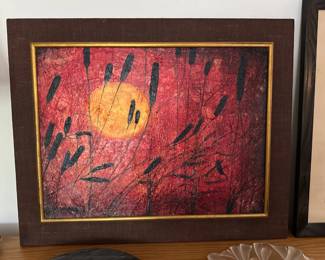 Mid Century Modern Painting - Signed