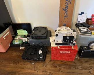 Movie & Slide Projectors, Screen