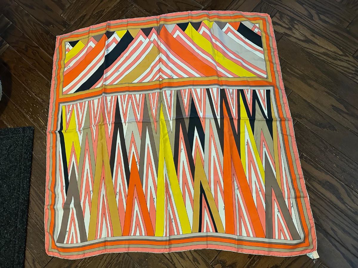Vintage Emilio Pucci Silk Scarf
