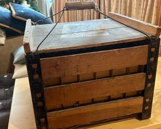 Antique egg crate