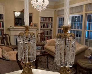Pair Antique Girandoles