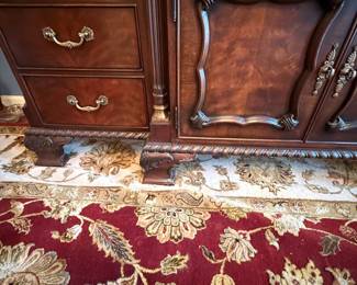 Drexel Heritage Chippendale Breakfront China Cabinet