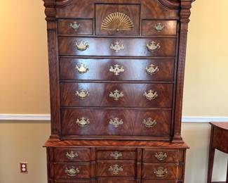 Theodore Alexander Chippendale Chest-on-Chest