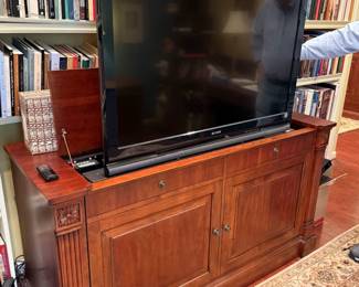 Ethan Allen TV Cabinet and TV