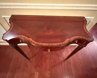 Maitland-Smith Inlaid Console Table