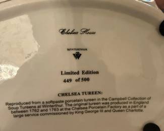 Chelsea House Tureen and Underplate