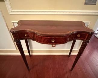 Maitland-Smith Inlaid Console Table