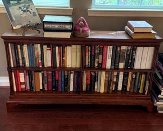 Chinese Chippendale Bookcase and Books