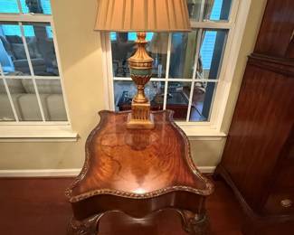 Maitland-Smith Inlaid End Table