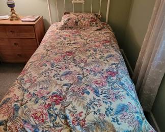 There Are 2 Of These Twin Beds With Wrought Iron Headboard. Mattress Boxspring, Frame Headboard All Included .There Are No Stains And Are In Brand New Condition