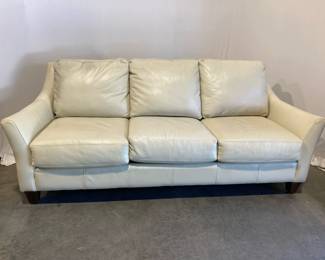 Lot 8691 Klaussner Full Leather Couch Sofa Distinctions