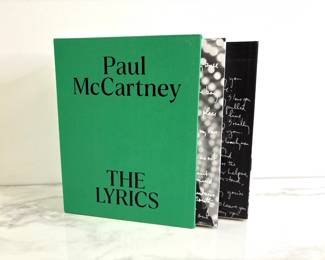 Lot 8052 The Lyrics by Paul McCartney Hardcover Two Book Set