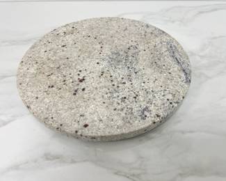 Lot 8111 White Granite Lazy Susan