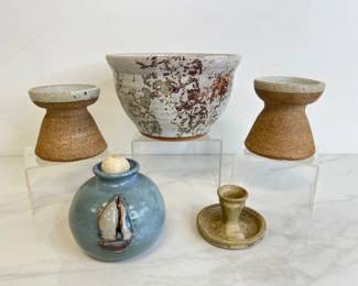 Lot 8092 Feat of Clay Signed Studio Pottery