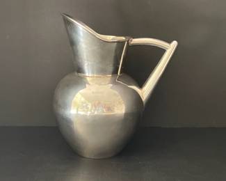 Lot 7965 Vintage Conquistador Sterling Silver Modernist Water Pitcher