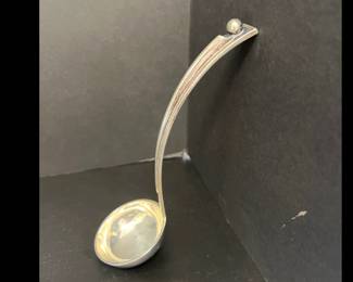 Lot 7964 Vintage Hans Hansen Denmark Sterling Silver Ladle