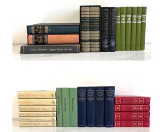 Lot 8011 Vintage Hardcover Books for Shelf Styling