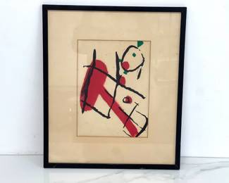 Lot 8056 Pierre TalCoat Abstract Lithograph Art