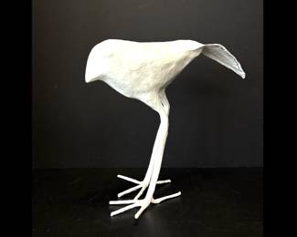 Lot 8050 Stray Dog Designs Haitian Folk Art Papier Mache Bird
