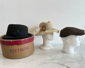 Lot 8055 Vintage Hats Mystere Stetson Dobbs