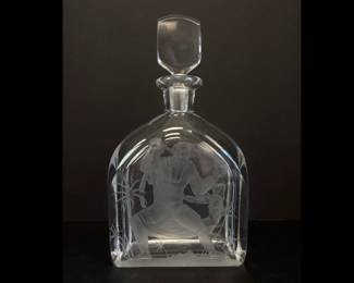 Lot 7990 Orrefors Crystal Nils Landberg Decanter