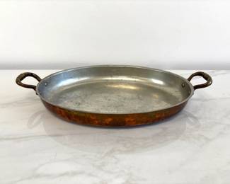 Lot 7930 Vintage Tapiol Copper Fish Pan