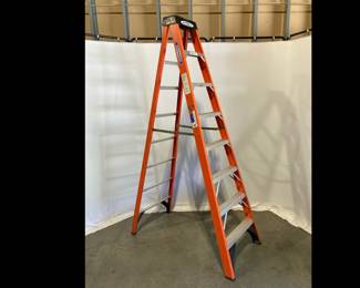 Lot 8700 Werner 8 ft Fiberglass Step Ladder